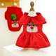 thumbnail image 3 of Ropa para mascotas Otoño Invierno Cálido Festival de Navidad Vestido de pareja de Navidad Suministros para mascotas, 3 of 4