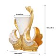 thumbnail image 2 of Boreal Craft Decorative Gold Base Holder With 6pcs Coffee Spoon Set Light Exquisite Coffee Spoon Set Delicate Tea Spoon For Coffee Fruit Dessert Ice Cake Dinner Place Mats for 4, 2 of 7