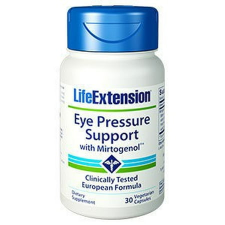 Life Extension Diet - Life Extension Eye Pressure Support With Mirtogenol 30 Vegetarian Capsules