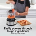thumbnail image 5 of Food Processor & Vegetable Chopper 10 Cup with Built-In Bowl Scraper, Slicing Shredding Mincing Puree, 450W Motor, Black and Stainless Steel, 5 of 7