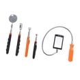 thumbnail image 3 of Telescoping Magnetic Pickup Tool, Inspection Mirror Weather Resistant LED Light Telescoping Pickup Tool 360 Rotation 5Pcs with Soft Handle for Metal Nuts, 3 of 7