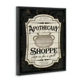 thumbnail image 3 of Stupell Industries Apothecary Shoppe Spooky Sign Holiday Painting Black Floater Framed Canvas Art Print Wall Art, 17 x 21, 3 of 9
