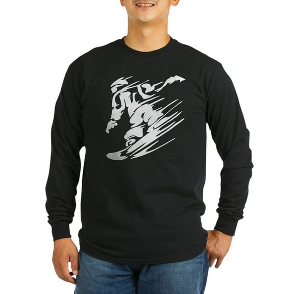 CafePress - SNOWBOARDING! Long Sleeve Dark T Shirt - Long Sleeve Dark T-Shirt