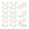 thumbnail image 3 of Raindrops  50 Pcs Picture Hanger Drywall Hooks Hanging Heavy Duty Adhesive White, 3 of 8