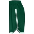 thumbnail image 5 of Holloway Sportswear M Boys RETRO BASKETBALL SHORTS Forest/White 224277, 5 of 6