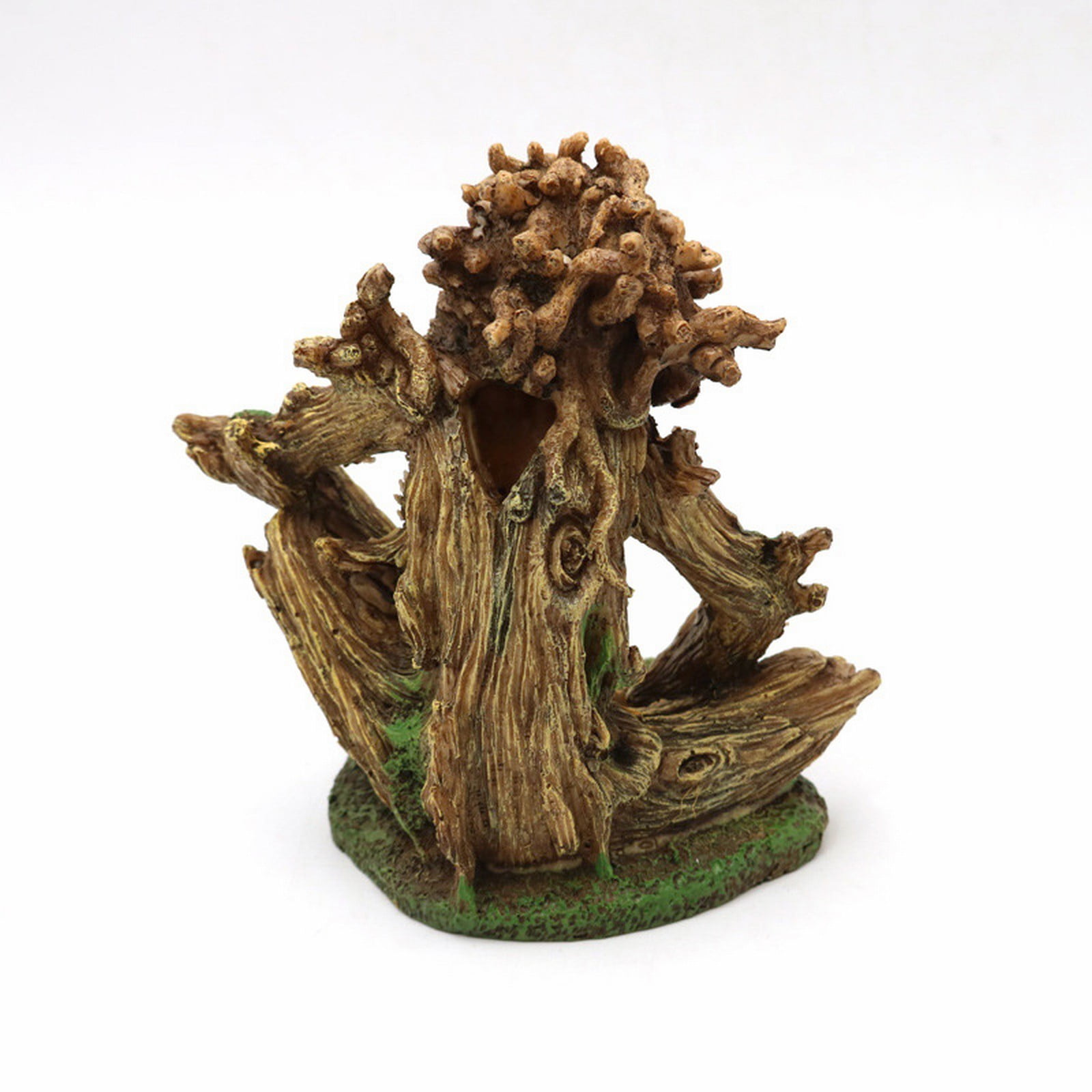 YAZHPA Aquarium Decoration， Artificial Tree Hideout Aquarium Landscaping Simulation Driftwood Fish Tank Resin Decoration For Aquarium Tree Root Log Ornament Decoration