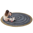 thumbnail image 7 of Feeling Natural 5'4" Round area rug in color Slate, 7 of 7