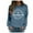 Navy, variant on Women's Winter Fashion Sweatshirt Festive Christmas Print Round Neck Top Jackets Women Hoodie Big Sweatshirts Women Ladies Fashion Sweaters Hoodies with No Hood Color Long Sleeve Sweatshirt Hot