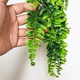 thumbnail image 5 of Artificial Plants Vines Ferns for Outdoors Greenery Fake Hanging Plant Faux Hanging Boston Fern, 5 of 5