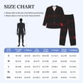 thumbnail image 4 of Lsque Cardiogram and Heart Pattern Long Sleeve Pajama Set for Men - Soft 2-Piece Sleepwear and Loungewear Set with Pockets, Comfy Nightwear-XX-Large, 4 of 7