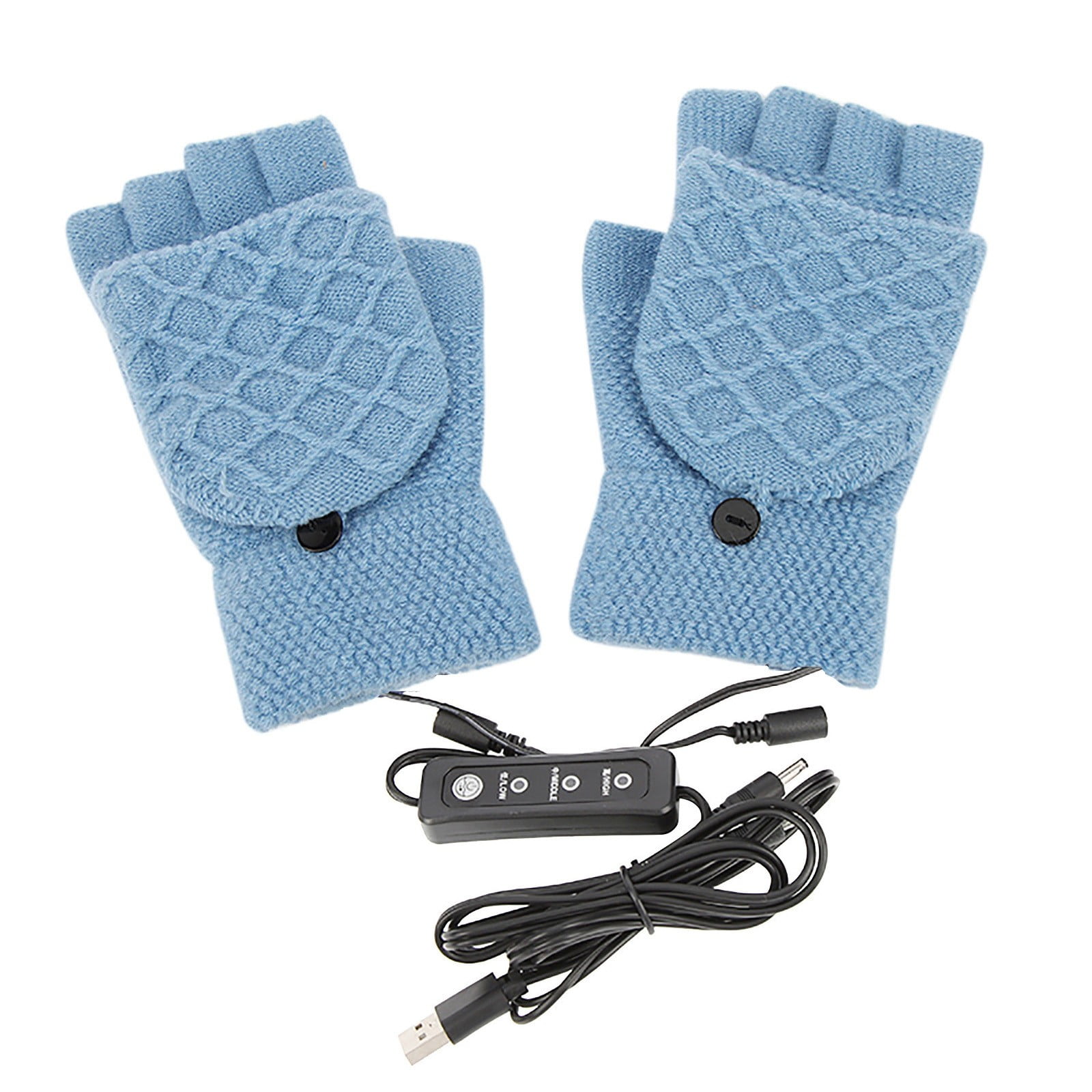 Gants D'hiver Chauds Tricotés Confortables Pour Le Ski, La Course à