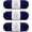 Navy Blue, variant on BATELO Soft Red Yarn 1008 Yards - 3 Pack Acrylic Yarn of 200g/7.5oz - 4 Medium (Worsted) - Crocheting, Knitting, Amigurumi, Craft