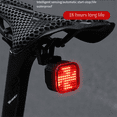 thumbnail image 3 of Smart Bicycle Tail Light - Brake Sensing, Rechargeable, IPX6 Waterproof, Dual Bracket Rear Lamp for Cycling Safety, 3 of 7
