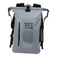 thumbnail image 4 of Bolsa seca impermeable Mochila impermeable de 25L de gran capacidad Bolsa flotante portátil para Gris, 4 of 8