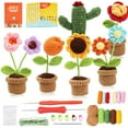 thumbnail image 2 of SPRING Crochet Kit for Beginners Knitting Kit with Animal DIY Craft Art Gifts C, 2 of 9