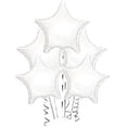 thumbnail image 2 of PMU 22 Inch Star Mylar Balloon White Pkg/1, 2 of 4