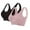 Womens Bras Pink, variant on ylioge S-5X Plus Size Sports Bras for Women 2 Pack Wireless Push Up Bralettes Lightweight Breathable Multipack Support Workout Underwear Bra
