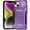 Purple, variant on Fashion Case Drop Resistant Shockproof Case For iPhone 14 (6.1inch)