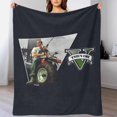 thumbnail image 2 of Gta Soft Fleece Blanket - Game Soft Blanket Like A Hug In A Blanket - Birthday, 2 of 9