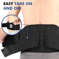 thumbnail image 6 of Breathable Lumbar Support Brace for Men & Women,Lower Back Belt for Lifting,suitable for herniated discs. Fitness weightlifting (black,XL), 6 of 6