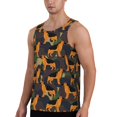 Quick Dry Tank Tops Men, German Shepherd Dog No.1006 Mens Tank Top