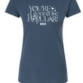 thumbnail image 3 of Wicked - Youre Gonna Be Popular - Juniors Fitted Graphic T-Shirt, 3 of 5