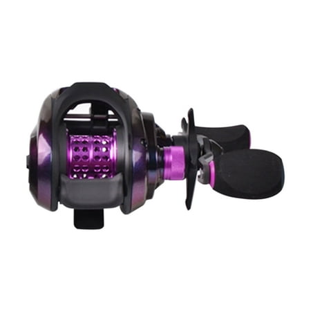 ASKMZ Fishing Reel Quick Rotating Magnetic 12 Gears Bait Casting Lure Explosion Proof Long Reel for Outdoors Spool Wire Cup