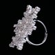 thumbnail image 4 of Accesorio de Mujer Fernando de Rhinestone Anillo de dedo de copo de nieve de la boda, 4 of 8