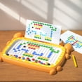 thumbnail image 3 of Tablero De Dibujo Para Niños, Fácil Operación Tablero De Dibujo Magnético De Cognición De Color Luz De Plástico Segura Portátil 116 Cuentas Estilo Cangrejo Para La Escuela, 3 of 7