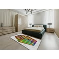 thumbnail image 4 of Ahgly Company Indoor Rectangle Patterned Tan Brown Gold Novelty Area Rugs, 8' x 10', 4 of 6