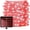 Red, variant on Solar Rope String Lights, 32M/105ft 300LEDs Waterproof Copper Wire Lights Tube, Outdoor Rope Lights for Garden Yard Path Fence Tree Wedding Party Decorative