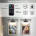 thumbnail image 3 of Battery Operated Picture Light with Remote and Timer, Wireless Art Lights for Paintings Brass Rechargeable Gallery Light Dimmable Artwork Lighting for Canvas, Portrait 16'' Inch Warm White, 3 of 7