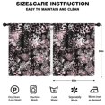 thumbnail image 2 of Blackout Kids Curtains,Leopard Print Childrens Insulated Curtains Set Of 2,Bedroom Essentials,Toddler Room Decor 52"x63"(132x160cm), 2 of 3