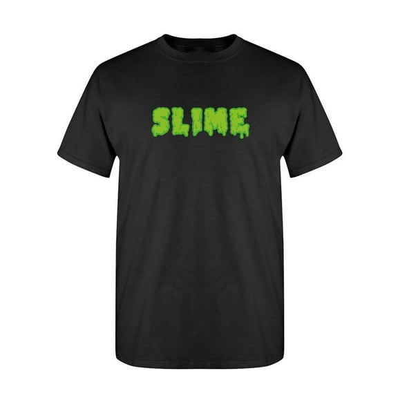 Slime Text T-Shirt Men -SPIdeals Designs, Male Medium