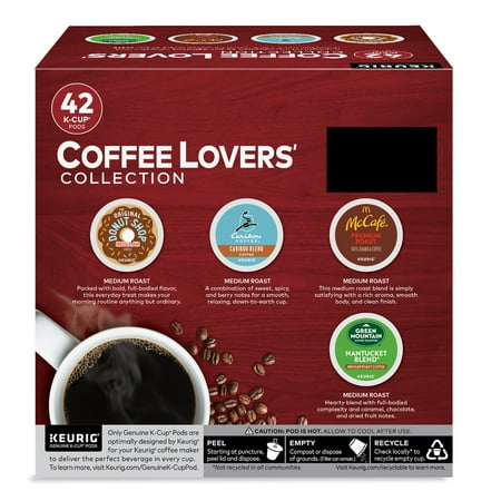 Keurig - Coffee Lovers Collection K-Cup Pods (42-Pack)