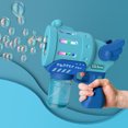 thumbnail image 1 of Máquina de burbujas eléctrica de 5 agujeros para niños pistola de Ehuebsd burbujas de jabón automática juguetes para fiestas al aire libre, 1 of 7