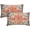 Bohemian, variant on Orange Blue Boho Pillow Covers 20x20 Inch Bohemian Carpet Vintage Ethnic Couch Pillow Cases Rust Coral Floral Throw Pillows Set of 2 Rustic Home Decor for Living Room Bedroom Bed Cushion Outdoor
