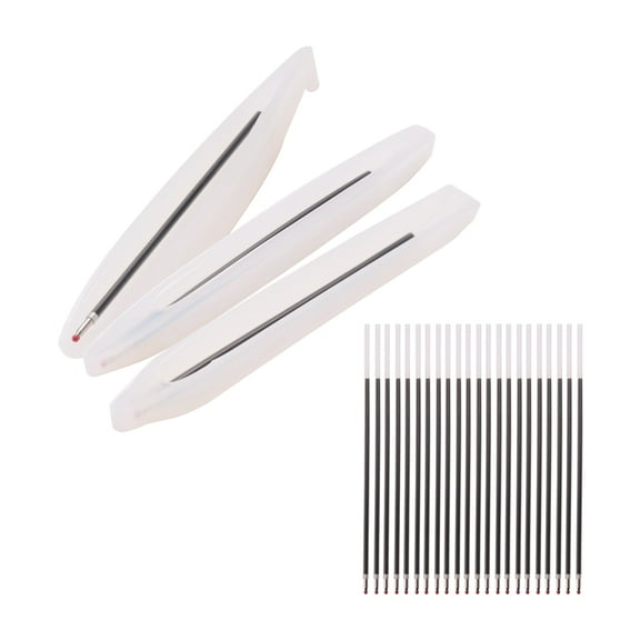 3 Pieces of Silicone Resin Mold Ball Point Pen Mold, Crystal Epoxy Used for DIY Handicraft Decoration