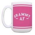 thumbnail image 2 of ThisWear Grammy Presents Grammy AF Grammy Coffee Mug Funny Grammy Tea Mug 15oz Coffee Mug Pink, 2 of 4