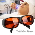 thumbnail image 4 of Gafas De Seguridad Violetas, 532 Nm OD5+ Gafas De Seguridad Para Cosmetología Profesional 55% Luz De Transmitancia De Luz Multifunción Para Salón De Belleza, 4 of 7