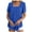 Blue, variant on XMMSWDLA Womens Tops Casual Sqaure Neck Short Sleeve Solid Color Basic T Shirt Women's Workout Tops