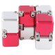 thumbnail image 2 of ADHD DIY Infinite Puzzle Toy Adulto Aleación portátil Divertido Alivio de la ansiedad y el estrés Flip Puzzle Block Toy Rojo y Plata, 2 of 5