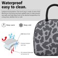 thumbnail image 3 of Womens White and Black Of Leopard Print Lunch Box for Work,Insulated Lunch Bag for Women,Loncheras Para Mujer,Leakproof Adult Lunch Bag for Work,Beach,Travel,Picnic,Camping, 3 of 7