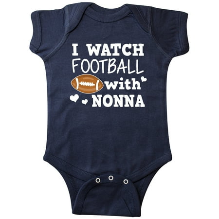 

Inktastic I Watch Football with My Nonna Gift Baby Boy Bodysuit