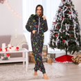 thumbnail image 7 of FORMRS Onesies Pajama for Adults Unisex Hoodie Winter Jumpsuit One Piece Sleepwear, Sizes S-2XL, Black Neon Lightning, 7 of 7