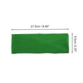 thumbnail image 4 of Unique Bargains 1 Pc Comfortable Headband Pure Color Wide Headband for Sport Green, 4 of 6