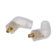 thumbnail image 2 of Par de auriculares macho para SE215 SE535 UE900, conector DIY para auriculares blanco, 2 of 9
