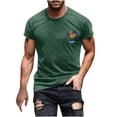 thumbnail image 1 of Birdeem Chemises pour Hommes T-Shirt à Manches Courtes Col Rond Imprimé Mode Décontractée Manches Courtes, 1 of 12