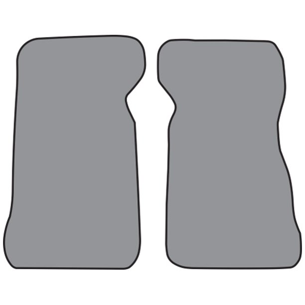 19741979 Ford Ranchero Floor Mat 2pc (FM217F) 849 Jade Green Cutpile with Logo 283 Ranchero in