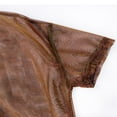 thumbnail image 5 of Femmes Transparentes Casual Crop Tops Manches Courtes T-Shirt Blouse Tops, 5 of 5